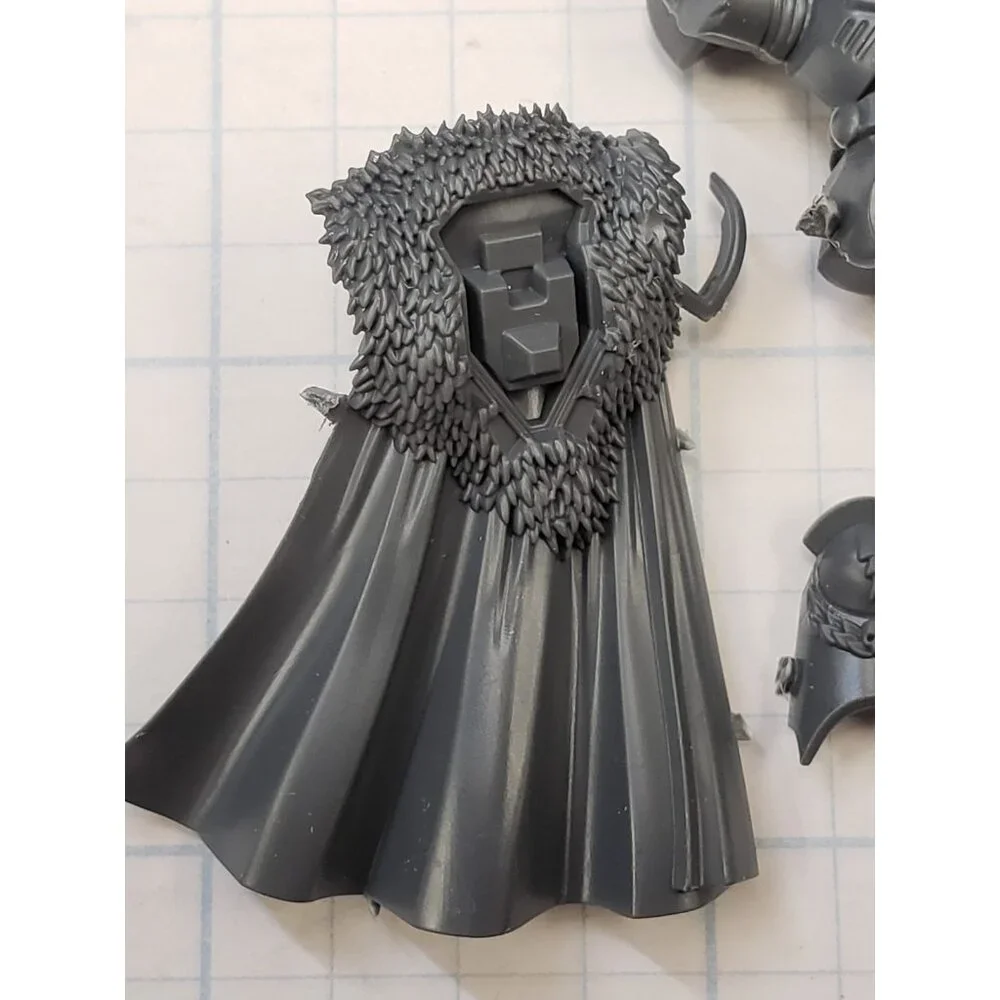Warhammer 40k White Scars Bits Kor'Sarro Khan Relic Power Armor Torso Legs Cape - Picture 4 of 8